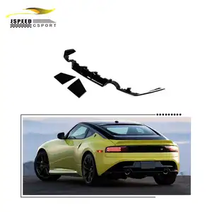 Bất khô sợi Carbon khuếch tán phía sau Bumper Lip Splitter Spoiler cho Nissan 400z 2023