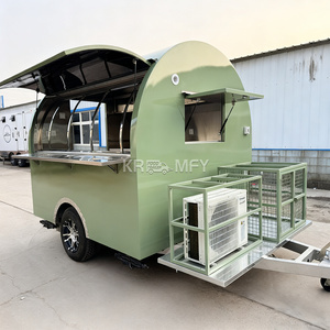 Camionnette mobile de 8,2 pieds pour boissons, restaurant extérieur, remorque de restauration de rue, chariot de vente de hot-dogs, camion de crème glacée - Product Image 5