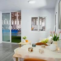 Venta Directa Global: Casa Móvil Prefabricada de Lujo Moderna de 20 y 40 Pies, 2 Dormitorios, sobre Ruedas, Fácil Instalación, Casa Contenedor Expandible