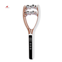 Appareil de massage facial vibrant haute fréquence de qualité supérieure pour le soin de la peau, outil amincissant et sculptant, dispositif à micro-courant, rouleau facial anti-rides