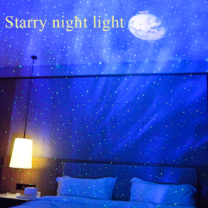 جهاز عرض ليلي على شكل نجمة مرصعة بالنجوم, منتج جديد USB جهاز عرض ليلي على شكل نجمة مرصعة بالنجوم مع جهاز تحكم عن بعد لغرفة النوم جهاز عرض السماء ستار مون جالاكسي ضوء ليلي - Product Image 4