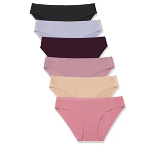 Women's Seamless Underwear No Show Stretch Bikini Panties Breathable Invisible Hipster Panty