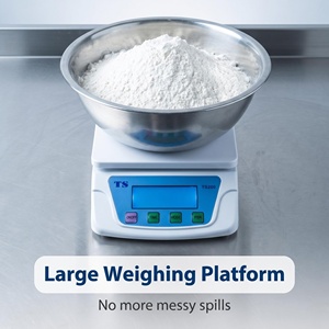 <span class=keywords><strong>Balance</strong></span> numérique électronique multifonctionnelle pour la cuisine, avec écran LCD, en plastique, pour peser les aliments - Product Image 3