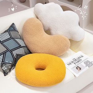 Cojín de Peluche en Forma de Donut con <span class=keywords><strong>Relleno</strong></span> de Algodón PP, Decoración Unisex para el Hogar, Cojín para Sofá, Venta al por Mayor - Product Image 4