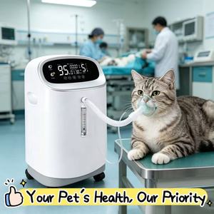 Concentrador de Oxígeno Veterinario de 10 Litros, Concentrador de Oxígeno Portátil para Perros y Gatos de 5L/10L - Product Image 5
