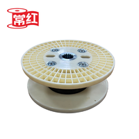 Bobine de fil en plastique ABS haute résistance PN400 avec barillet en acier réglable, bobine de câble résistante aux hautes températures, indéformable