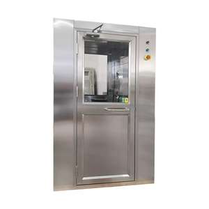 ห้องอาบน้ำลมสแตนเลสแบบอัตโนมัติเชื่อมต่อกันได้ มาตรฐาน GMP สำหรับสองคน พร้อมใบรับรอง CE - Product Image 5