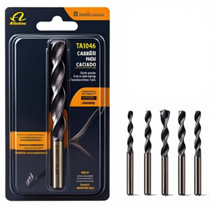 High Performance Carbide <b>Drill</b> Bit TA1046 6 <b>Guide</b> Pads Optimized Core Coated for Machine Tools - Product Image 2