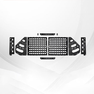 แผงโมลล์เหล็กกล้าคาร์บอน 4x4 ชุดเต็มสำหรับติดตั้งแผงเก็บของท้ายรถด้านซ้ายและขวา เหมาะสำหรับอุปกรณ์เสริมรถฟอร์ด บรอนโก - Product Image 2