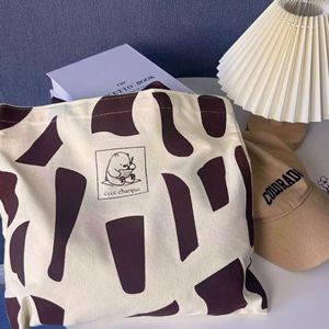 Borsa Tote in tela di cotone con Design di nicchia per studenti di classe <span class=keywords><strong>Sen</strong></span> di grande capacità - Product Image 4