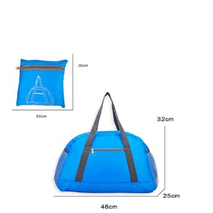 กระเป๋าเดินทางดัฟเฟิลแบบกันน้ำ น้ำหนักเบา ดีไซน์ทันสมัย ผลิตจากโพลีเอสเตอร์ ปิดด้วยซิป เหมาะสำหรับกีฬาและฟิตเนส ความจุขนาดใหญ่ พกพาสะดวก - Product Image 2