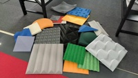 Art mural paramétrique Panneau acoustique 3d Panneau acoustique 3D en fibre de polyester