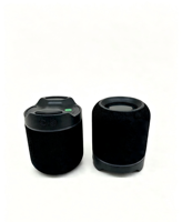 Haut-parleur Bluetooth magnétique 2-en-1 détachable, stéréo, basses puissantes, portable, en tissu, sans fil, prise en charge du logo personnalisé séparé