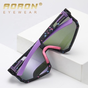 3058 AoronデザインファッションスポーツアジャストノーズパッドPCフレームカスタマイズ屋外スキー偏光サングラスUVサングラス - Product Image 2