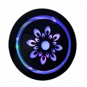 Chicha Écologique Portable avec Base Lumineuse Laser, Rechargeable par USB, en Plastique, Effet Miroir, Colorée, Coffret Cadeau - Product Image 1