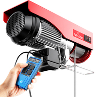 Nuevo Mini Polipasto Eléctrico PA200-PA1200 110V 220V 500kg 1000kg con Cable de Acero, Certificado CE, Motor de Cobre Puro, Control Remoto