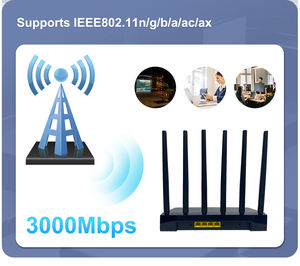 Openwrt firmware 3000Mbps không <span class=keywords><strong>d</strong></span>ây băng tần kép 2.4GHz 5GHz Wifi CPE Router wifi6 Mạng wifi6 Router - Product Image 2