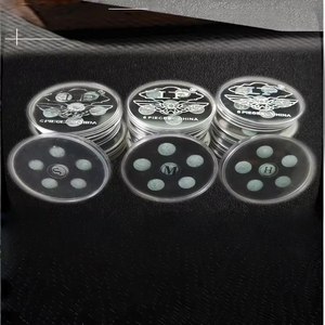 Ensemble de 6 pointes de rechange en cuir LP durables pour queue de billard, à coller, 10 mm, 10,5 mm, 11 mm, 1/2, avec boîte portable - Product Image 3