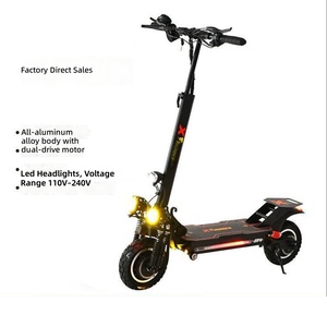 Trottinette électrique double moteur 2000W pour adultes, 60 km/h, tout-terrain, pneus larges, charge 200 kg, pliable, PRO, pneus larges, aluminium - Product Image 5