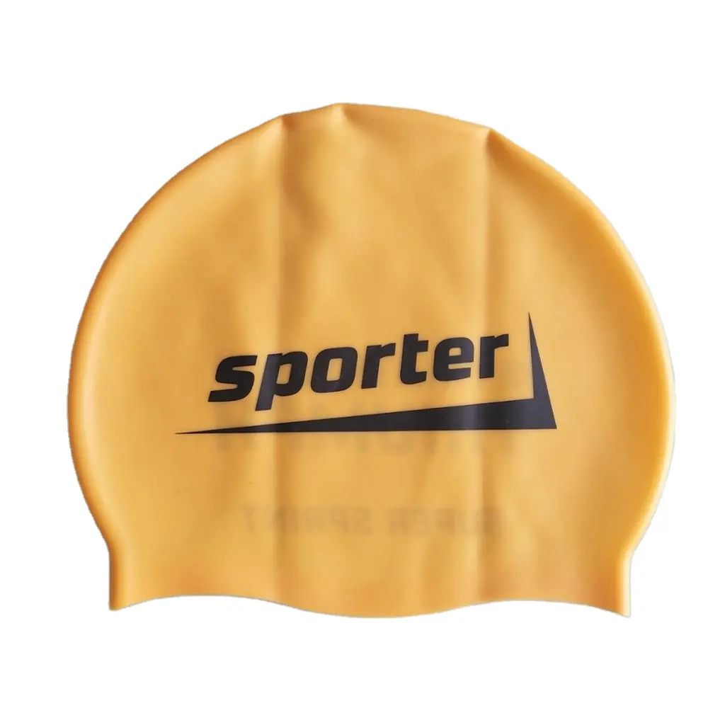 Новый дизайн, краска для силиконовой шапочки для плавания для взрослых-25*21 см