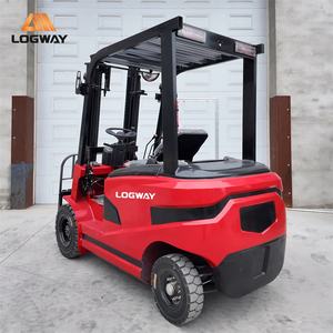 Chariot élévateur électrique LOGWAY en promotion, personnalisable, avec fourches forgées et pédales antidérapantes, pour le transfert <span class=keywords><strong>de</strong></span> matériaux - Product Image 3