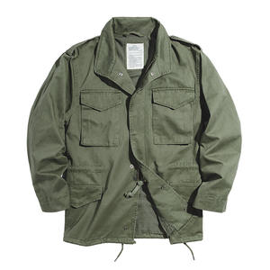 Jaket Lapangan <span class=keywords><strong>M</strong></span> 65 Model Terbaru Pria Laris Manis 100% Katun Mantel <span class=keywords><strong>M</strong></span> 65 Polos Kantong Jaket Cargo Kasual - Product Image 2