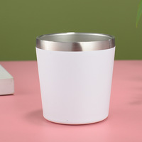 Vaso Térmico de Acero Inoxidable 304 de 8oz, Taza Aislada para Bebidas, Apta para Alimentos, para Hogar, Escuela y Oficina