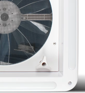 Pièces de caravane 12 volts 280*280mm évent de toit avec lumière LED pour petite remorque de voyage remplacement d'évent de véhicule utilisé - Product Image 3