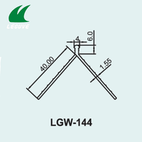 Profilé d'angle en PVC pour la protection des angles de bâtiment, pour le plâtre et le stuc, profilés en plastique pour les coins extérieurs des cloisons sèches