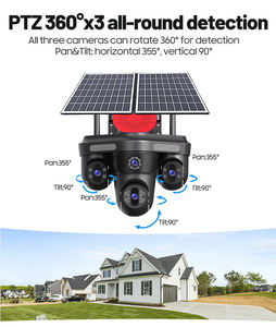 ShooCam Neuerscheinung 4-Linsen AOV 20MP Kabellose WiFi/4G Heim 3PTZ IP-Kamera CCTV Außen-WLAN-Sicherheitskamera - Product Image 6