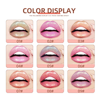 Gloss à lèvres holographique violet très vendu, brillance diamant, intense, hautement réfléchissant, non collant, brillant métallique, rouge à lèvres