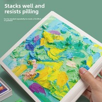 Papier spécial pour peinture à l'huile de haute qualité, diverses spécifications, papier carré pour peinture à l'huile, papier A4 250g, A5 épaissi