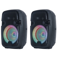 Sistema de Sonido PA Profesional de 8 Pulgadas con Alimentación Dual, 800W, Bluetooth, para DJ, Combo Activo+Pasivo, TWS+FM+ECHO, Bocina