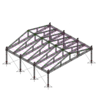 Structure en aluminium à longue portée pour l'éclairage de scène et le support d'écran LED