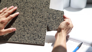 Acrylic lớp phủ chất lỏng bên ngoài bức tường nhà sơn đá ngoài trời hiệu ứng đá cẩm thạch thô Granite phun cho sử dụng ngoài trời - Product Image 4