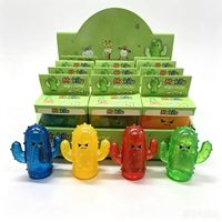 Jouet sensoriel anti-stress en caoutchouc souple personnalisé, pour TDAH, autisme, filles et garçons de 5 à 7 ans, Cactus en colère, Mini Cactus à presser