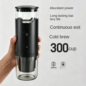 Machine à expresso portable la plus vendue, mini <span class=keywords><strong>cafetière</strong></span> chauffante, filtre à pression manuel, pot à café en poudre, <span class=keywords><strong>petite</strong></span> capsule 51 mm - Product Image 2