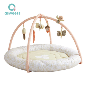 Coffret cadeau de luxe pour nouveau-né Asweets, jouets sensoriels pour bébé, tapis d'éveil rembourré, centre d'activités sensorielles pour bébé - Product Image 3