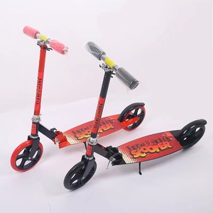 Scooter para niños y adolescentes mayores de 12 años, plegable, de dos ruedas, para desplazamientos urbanos, con manillar ajustable en altura, color negro - Product Image 3
