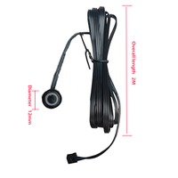Modèle ZY DC12V-24V, avec frontal détachable, fonction tactile, détection du corps humain et capteur de mouvement à LED de contrôle de porte unique.