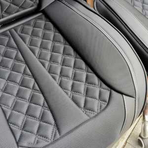 Couleurs roses des coussins de siège de voiture pour dame version cinq places antidérapante housses de siège de voiture en cuir perforé ensemble complet univers - Product Image 6