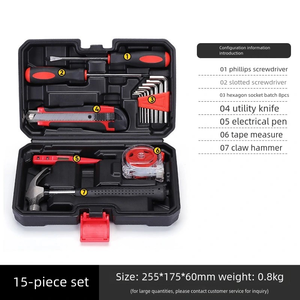 45Pcs Multi-Function <b>Tool</b> <b>Set</b> for Home Use 15Pcs Combination Hardware <b>Tool</b> Kit 9Pcs <b>Tool</b> <b>Set</b> in Protective Case - Product Image 3