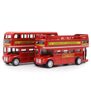 Jouets de <span class=keywords><strong>taxi</strong></span> et de bus de Londres en métal à l'échelle 1:43, petite taille, logo personnalisé, portes ouvrables, véhicules miniatures en métal pour cadeau - Product Image 4