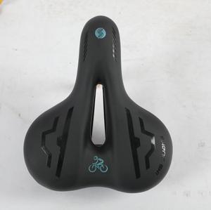 Sillín de <span class=keywords><strong>bicicleta</strong></span> profesional agrandado de cuero PU <span class=keywords><strong>amortiguador</strong></span> de goma suave transpirable impermeable MTB <span class=keywords><strong>asiento</strong></span> <span class=keywords><strong>con</strong></span> agujero - Product Image 6