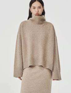 <span class=keywords><strong>Pull</strong></span> en <span class=keywords><strong>cachemire</strong></span> pur de montagne 100% pour femmes coréennes, col roulé, style décontracté, ample, <span class=keywords><strong>grande</strong></span> <span class=keywords><strong>taille</strong></span>, fortement recommandé - Product Image 2