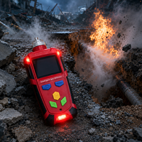 Détecteur de gaz O2 EX pour espaces confinés, moniteur d'oxygène et de gaz combustibles, pompe d'aspiration antidéflagrante pour mines, tunnels, égouts, unités de sauvetage incendie