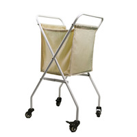 Panier à linge Rectangle personnalisé en toile roulante pour hôtel panier à linge avec roues