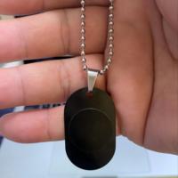 Collier en métal NFC avec porte-clés RFID en métal, collier en métal NFC pour contrôle d'accès