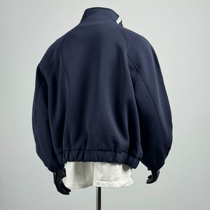 Veste zippée pour <span class=keywords><strong>homme</strong></span> sur mesure, haute qualité, 100% coton, 500 g/m², lourde, d'hiver, à rayures, patchwork, décontractée, avec poches zippées - Product Image 4
