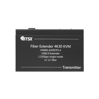 Industrieller HDMI-Glasfaser-Extender mit KVM-4K HDMI-Extender-HDMI-Glasfaser-Sender-/Empfänger-Kit